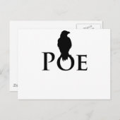 Poe Edgar Allan Poe und der Rabe Briefkaart (Voorkant / Achterkant)