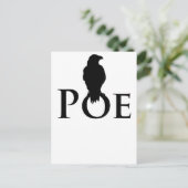 Poe Edgar Allan Poe und der Rabe Briefkaart (Staand voorkant)