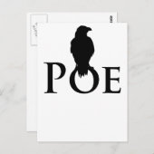 Poe Edgar Allan Poe und der Rabe Briefkaart (Voorkant / Achterkant)