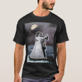 Poe en Annabel Lee Beyond op het Zee T-shirt (Voorkant)