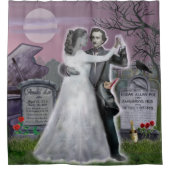 Poe en Annabel Lee Eternally Douchegordijn (Voorkant)