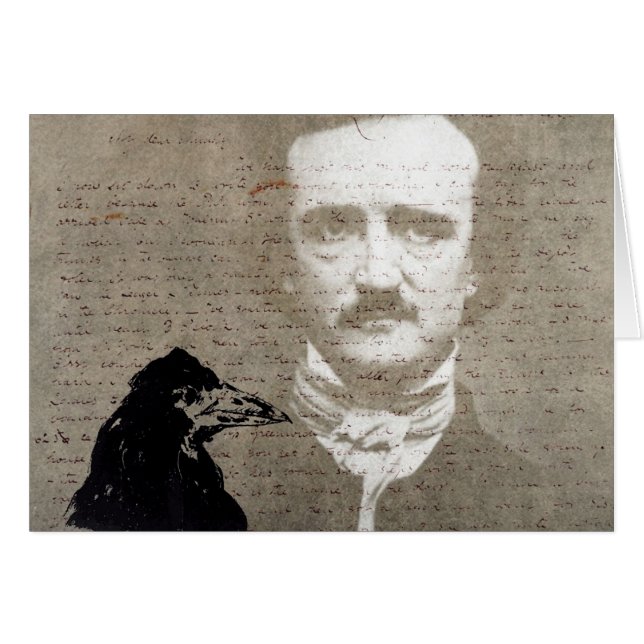 PoE en Raven Grunge Digital Art (Voorkant Horizontaal)