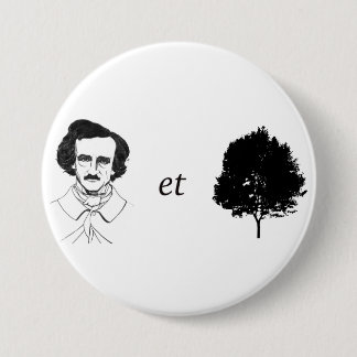 Poe-et-Tree-Button Ronde Button 7,6 Cm