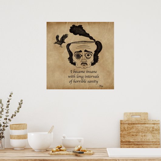 Poe-gek Poster (Keuken)
