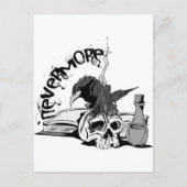 Poe Nevermore de Schedel & het Boek van de Raaf Briefkaart (Voorkant)
