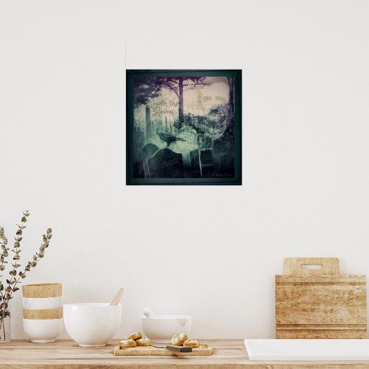 Poe Nevermore Poster (Keuken)