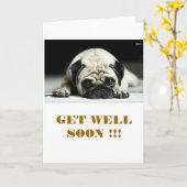 POE POE WEINIG PUG KAART (Gele Bloem)