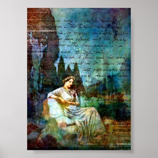 Poe Poetry Collage Poster (Voorkant)