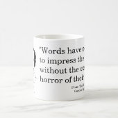 Poe Quote on Words Koffiemok (Center)