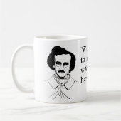 Poe Quote on Words Koffiemok (Links)