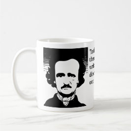 Poe Quote over het schrijven van korte artikelen Koffiemok