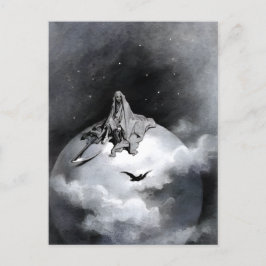 Poe Raven Illustratie van Gustave Dore Briefkaart