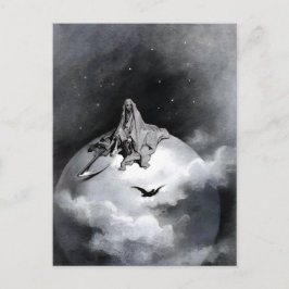 Poe Raven Illustratie van Gustave Dore Briefkaart