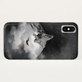 Poe Raven Illustratie van Gustave Dore Case-Mate iPhone Case (Achterkant (horizontaal))
