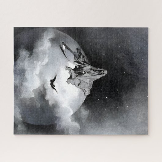 Poe Raven Illustratie van Gustave Dore Legpuzzel (Horizontaal)