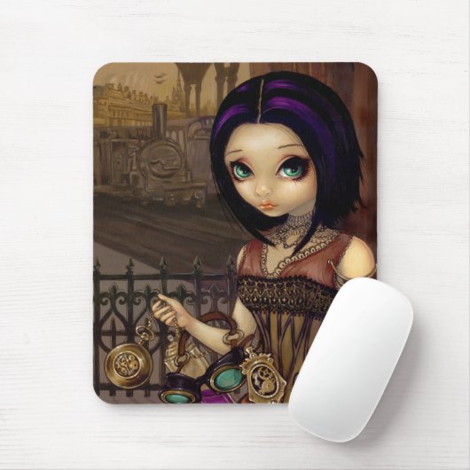 Poe - steampunk fairy Mousepad Muismat (Met muis)