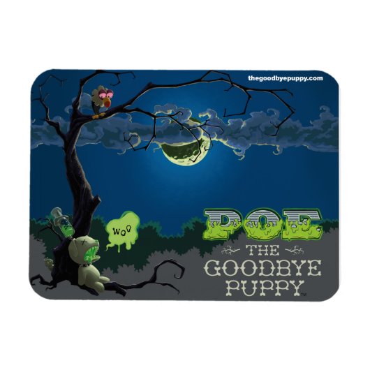 Poe the Goodbye Puppy Magnet Magneet (Horizontaal)