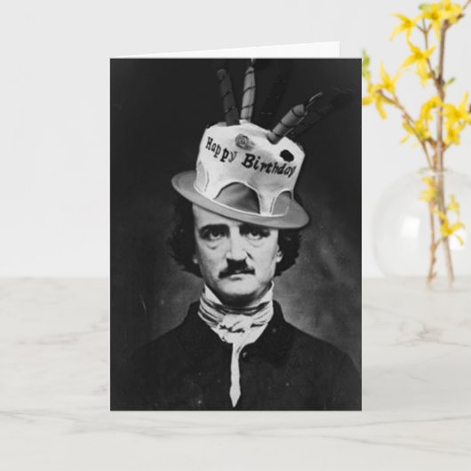 Poe Verjaardag Kaart (Gele Bloem)