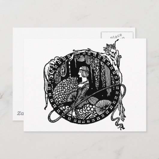 Poe Vignette 8 Briefkaart (Voorkant / Achterkant)