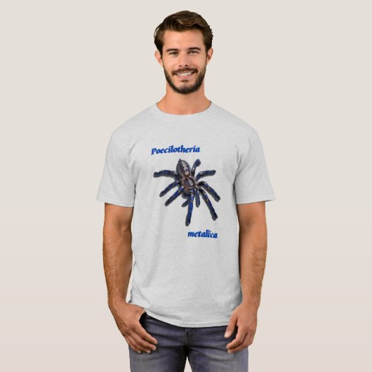 Poecilotheria Metallica Tarantula T-shirt (Voorkant volledig)