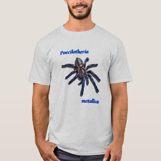 Poecilotheria Metallica Tarantula T-shirt (Voorkant)