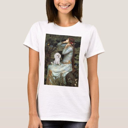 Poedel (11W) - Ophelia Zittend T-shirt (Voorkant)