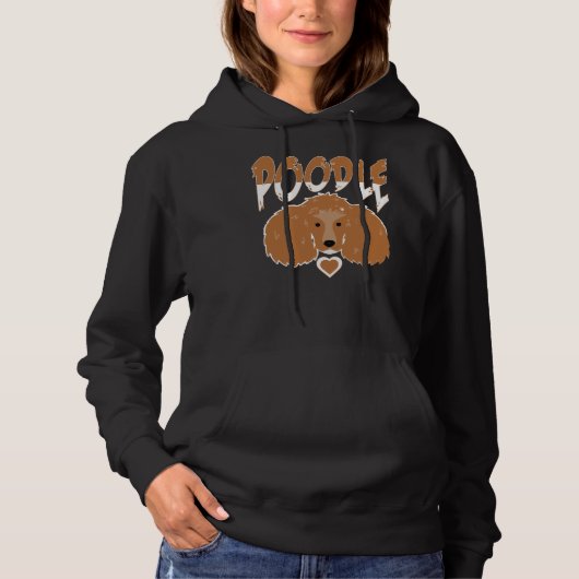 Poedel 3 hoodie (Voorkant)