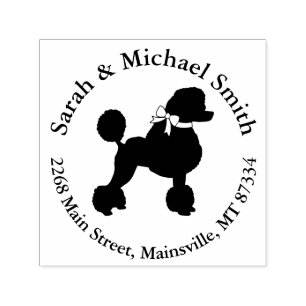 Poedel Baby shower Puppy Zelfinktende Stempel