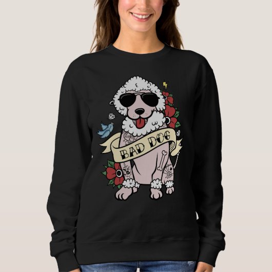 Poedel Bad Dog Trui (Voorkant)