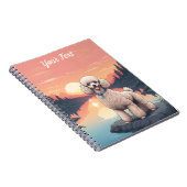 Poedel bij het meer notitieboek (Rechterzijde)