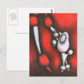 poedel briefkaart (Voorkant / Achterkant)