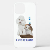 poedel Case-Mate iPhone case (Achterkant)