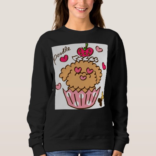poedel cupcake trui (Voorkant)