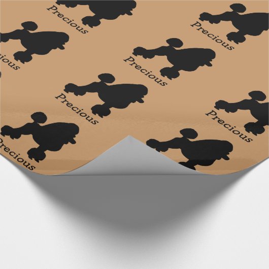 Poedel Custom Wrapping Paper Cadeaupapier (Hoek)