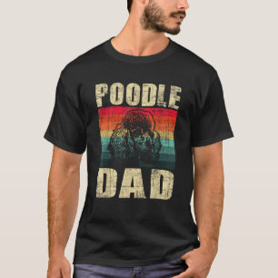 Poedel Dad Retro  Vaderdag Hondenfokker T-shirt