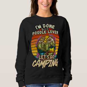 Poedel en Camping Design Classic Retro Co Trui