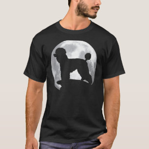 Poedel en maan poedel hond kostuum t-shirt
