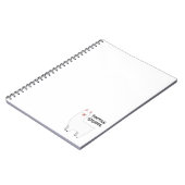 Poedel Giraffe Notitieboek (Linkerzijde)