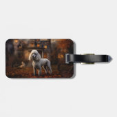 poedel halloween eng bagagelabel (Achterkant horizontaal)