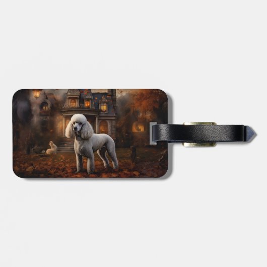 poedel halloween eng bagagelabel (Achterkant horizontaal)