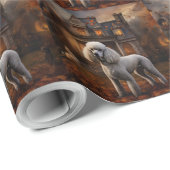 poedel halloween eng cadeaupapier (Rol Hoek)