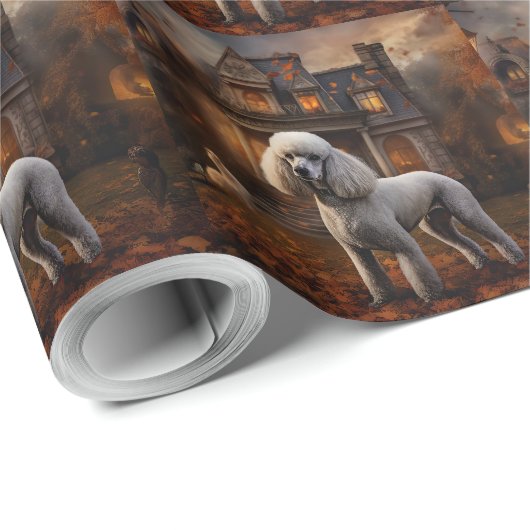 poedel halloween eng cadeaupapier (Rol Hoek)