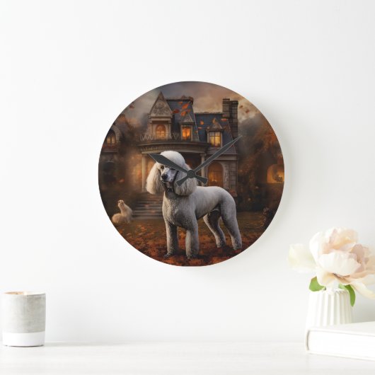 poedel halloween eng grote klok (Huis)