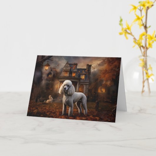 poedel halloween eng kaart (Gele Bloem)