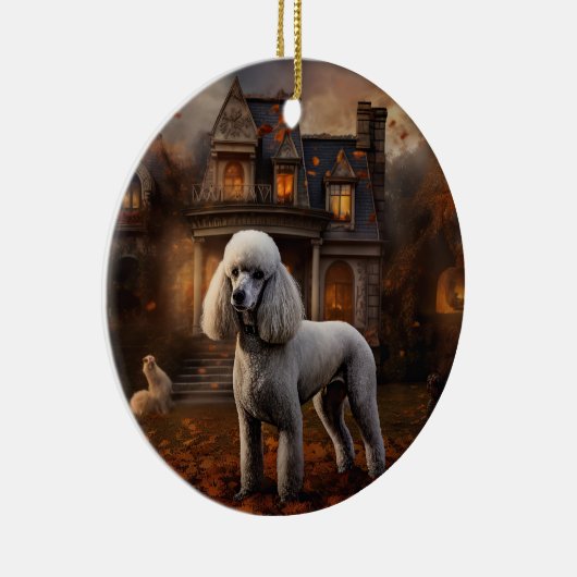 poedel halloween eng keramisch ornament (Rechts)