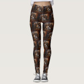 poedel halloween eng leggings (Voorkant)
