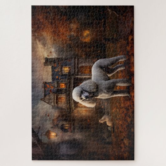 poedel halloween eng legpuzzel (Verticaal)