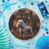 poedel halloween eng papieren bordje (Feest)