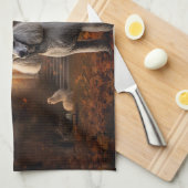 poedel halloween eng theedoek (Quarter Fold)