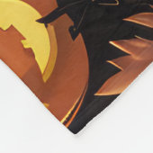 Poedel Halloween Spooky Fleece Deken (Hoek)